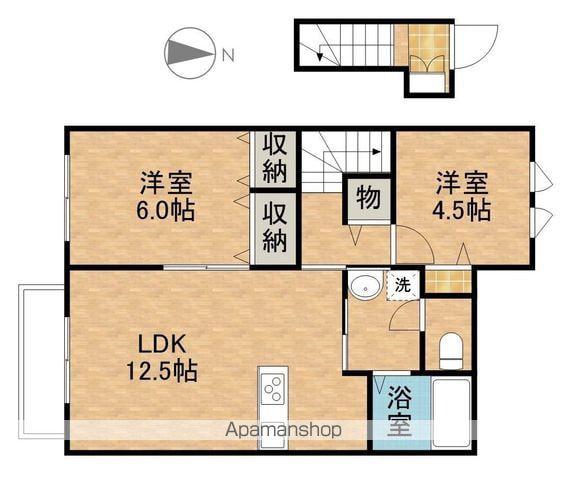 リプリマヴェーラⅢC(2LDK/2階)の間取り写真