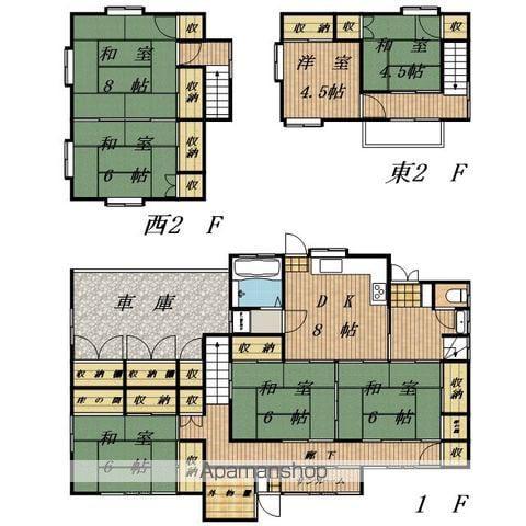 飯田線 切石駅 徒歩51分 2階建 築49年(7DK)の間取り写真