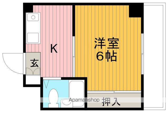 エクセレンス清風荘(1K/3階)の間取り写真