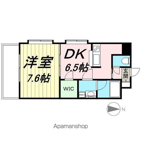 HILLSIDEVILLAGE(1DK/2階)の間取り写真