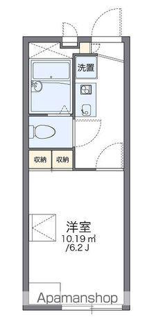 レオパレス若柳(1K/2階)の間取り写真