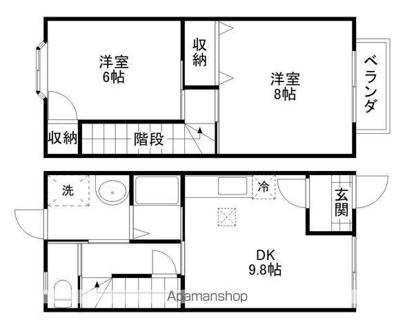 プレシャス(2LDK)の間取り写真