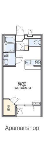 レオパレスドウージェーム(1K/3階)の間取り写真