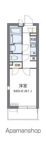 クレイノスペランツァⅡ号館(1K/2階)の間取り写真