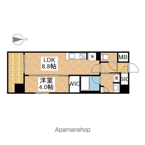 プレサンスレイズ 泉 高岳駅前(1LDK/3階)の間取り写真