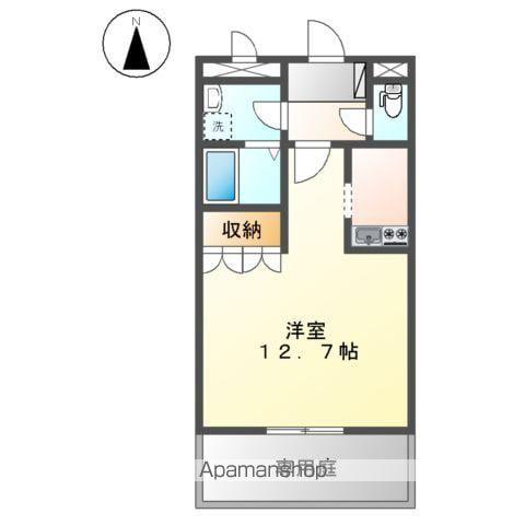 プロスパー横尾(1K/1階)の間取り写真