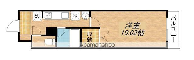 アートプラザ124(1K/5階)の間取り写真