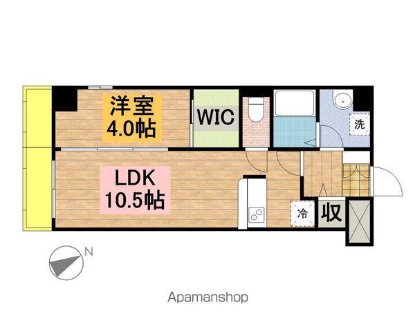 グリーンヒルレジデンス(1LDK/2階)の間取り写真