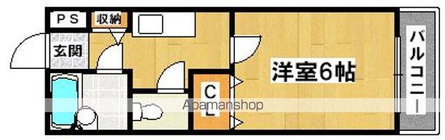 パークサイドハイツ(1K/5階)の間取り写真