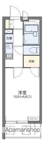 レオパレスエントピア (1K/2階)の間取り写真