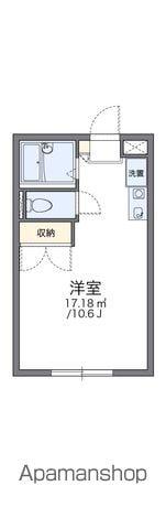レオパレス上之郷(1K/1階)の間取り写真