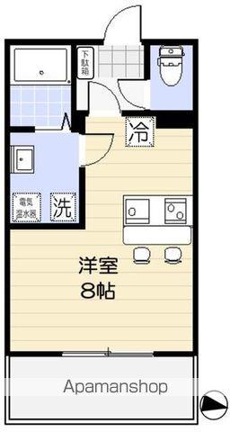 アリエル関町北(ワンルーム/4階)の間取り写真