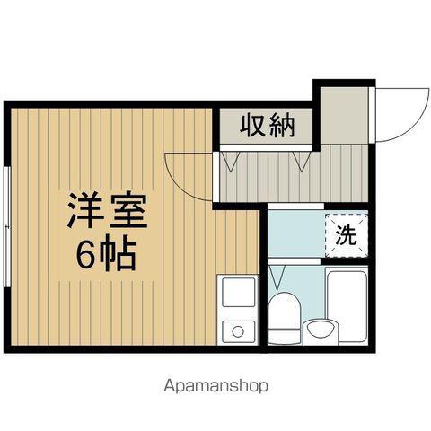 高円寺南ハウス(ワンルーム/1階)の間取り写真