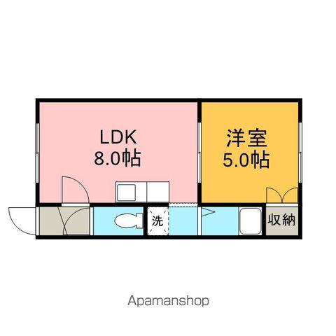 セントハイム(1LDK/2階)の間取り写真
