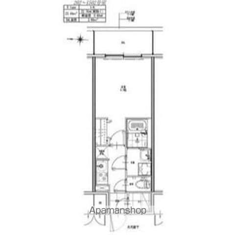 SーRESIDENCE志賀本通DEARLY 73(1K/15階)の間取り写真