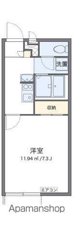 レオパレス太陽(1K/1階)の間取り写真