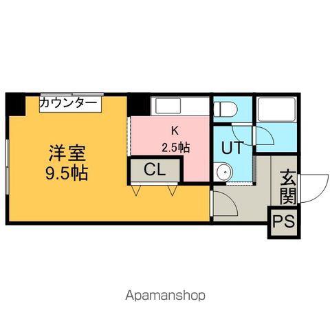 トミイビルNO.16(1K/4階)の間取り写真