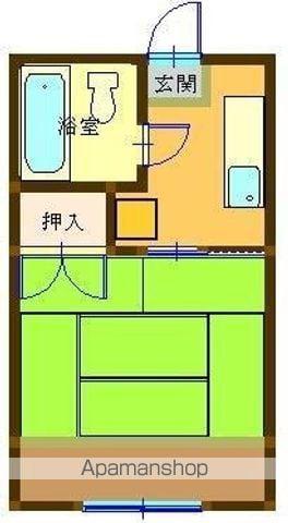 コーポ黒岩(1K/2階)の間取り写真