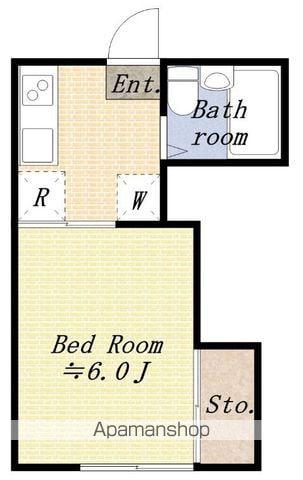 グリーンプラザ(1K/1階)の間取り写真