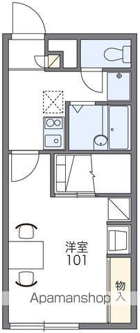 レオパレスプレミールS&N(1K/1階)の間取り写真