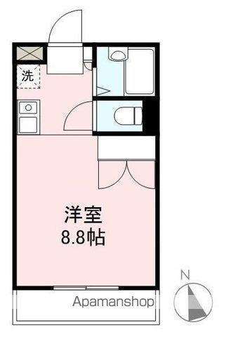 ラッセルスクエア円座中央(ワンルーム/2階)の間取り写真