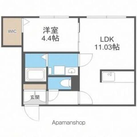 CLIMB 36(1LDK/3階)の間取り写真