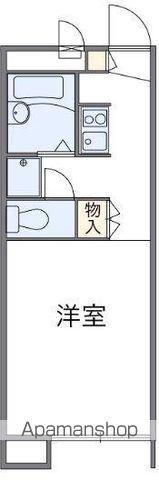 レオパレスKITA(1K/1階)の間取り写真