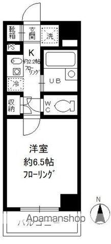 ラ・プルミエール村越(1K/3階)の間取り写真