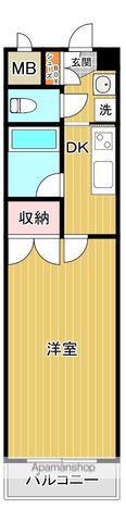 古川ハイム二番館(1DK/7階)の間取り写真