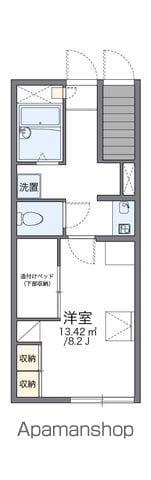 レオパレスJ&A(1K/1階)の間取り写真