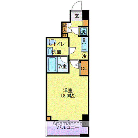 LEXE赤羽 7階階 間取り