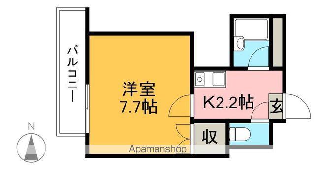 アーバンダイワ(1K/3階)の間取り写真
