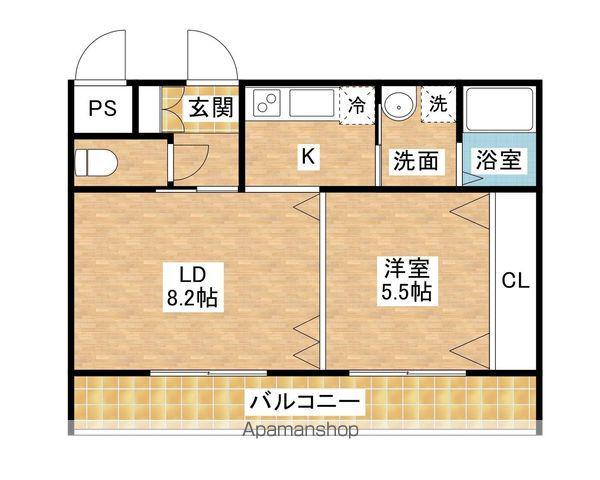 ルミエール・ディズュイット(1LDK/1階)の間取り写真