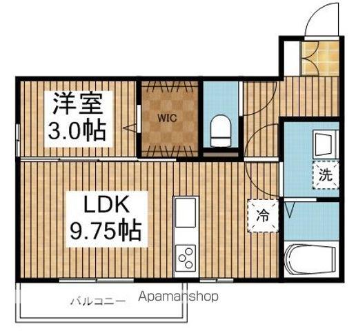 DROOMSUMON弁天橋Ⅰ(1LDK/3階)の間取り写真