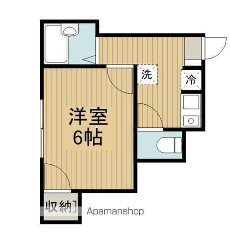 エクセルハイツ(1K/2階)の間取り写真