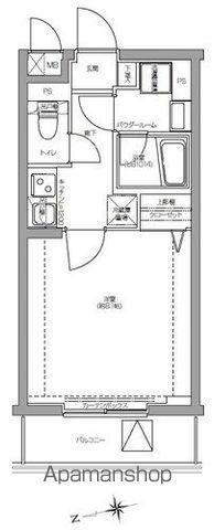 パティーナ練馬平和台(1K/2階)の間取り写真