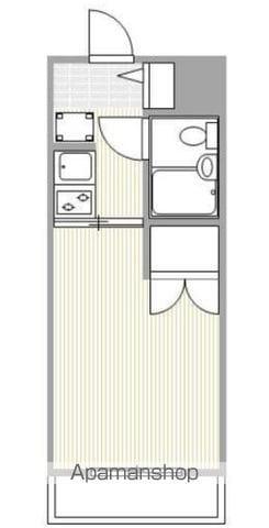 フォーラム都立家政(1K/2階)の間取り写真