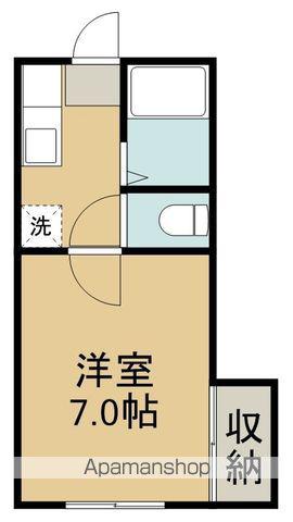 ホワイトキャッスル11番館(1K/1階)の間取り写真