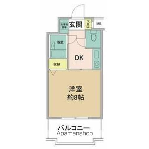 ダイアパレス上社第3(1K/7階)の間取り写真