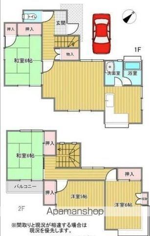 和歌山電鐵貴志川線 貴志駅 徒歩43分 2階建 築38年(4LDK)の間取り写真