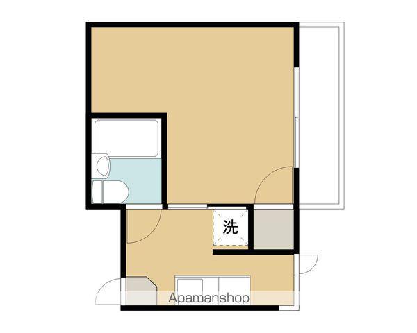 エル茶畑(1K/2階)の間取り写真