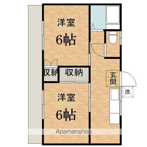 美也コーポレーション(2K/2階)の間取り写真