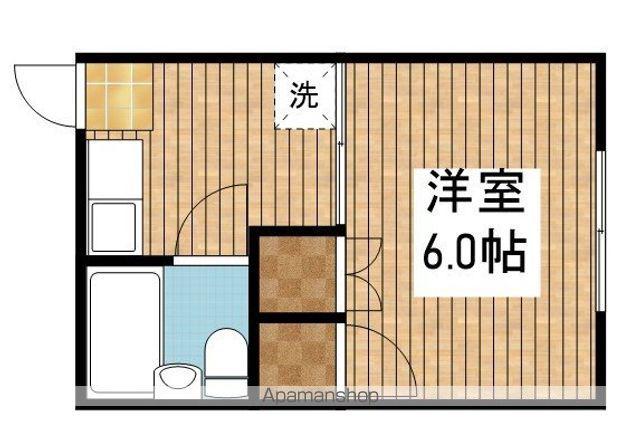 シャトレーゼ鐙(1K/1階)の間取り写真