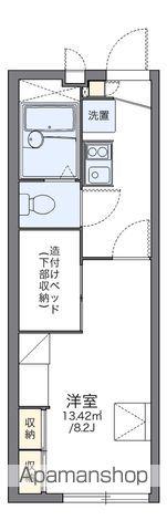 レオパレスエスポワール(1K/2階)の間取り写真