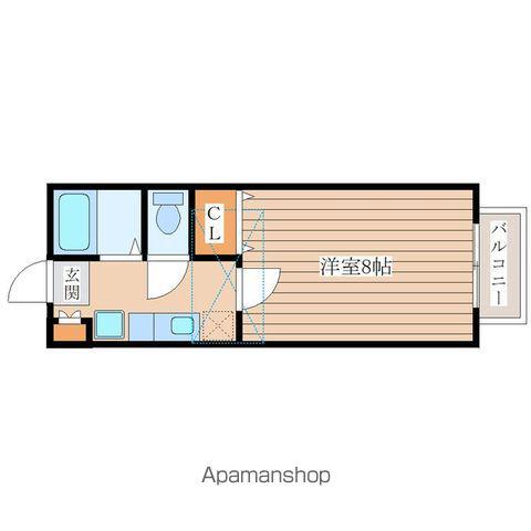 ロワール壱番館(1K/2階)の間取り写真