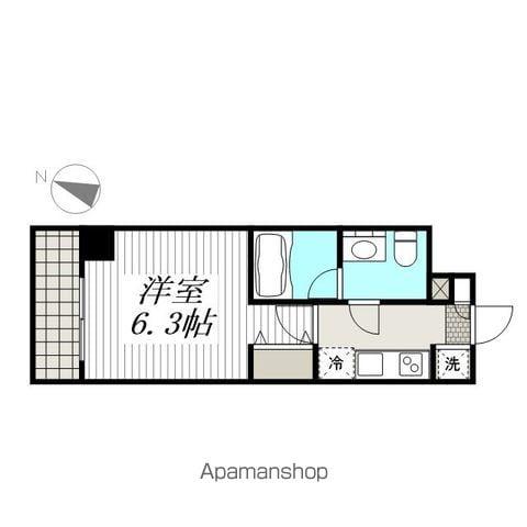 エストゥルース横濱吉野町(1K/3階)の間取り写真