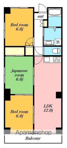 スカイヒルズKAWAI(3LDK/3階)の間取り写真