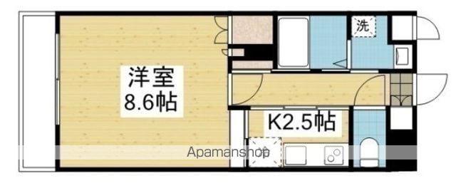 ヴェルデ・フレスコ(1K/7階)の間取り写真