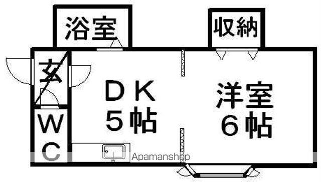 マイコート南郷ST(1DK/4階)の間取り写真