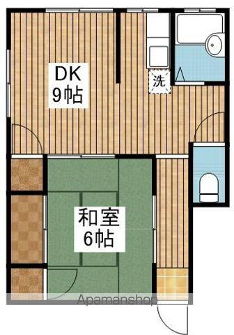 アイビス米山(1LDK/1階)の間取り写真